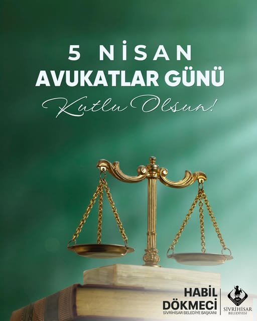 Adaletin tesisi, hak ve özgürlüklerin korunması için büyük bir özveriyle görev yapan tüm avukatlarımızın 5 Nisan Avukatlar Günü’nü kutluyor, meslek hayatlarında başarılar diliyoruz.