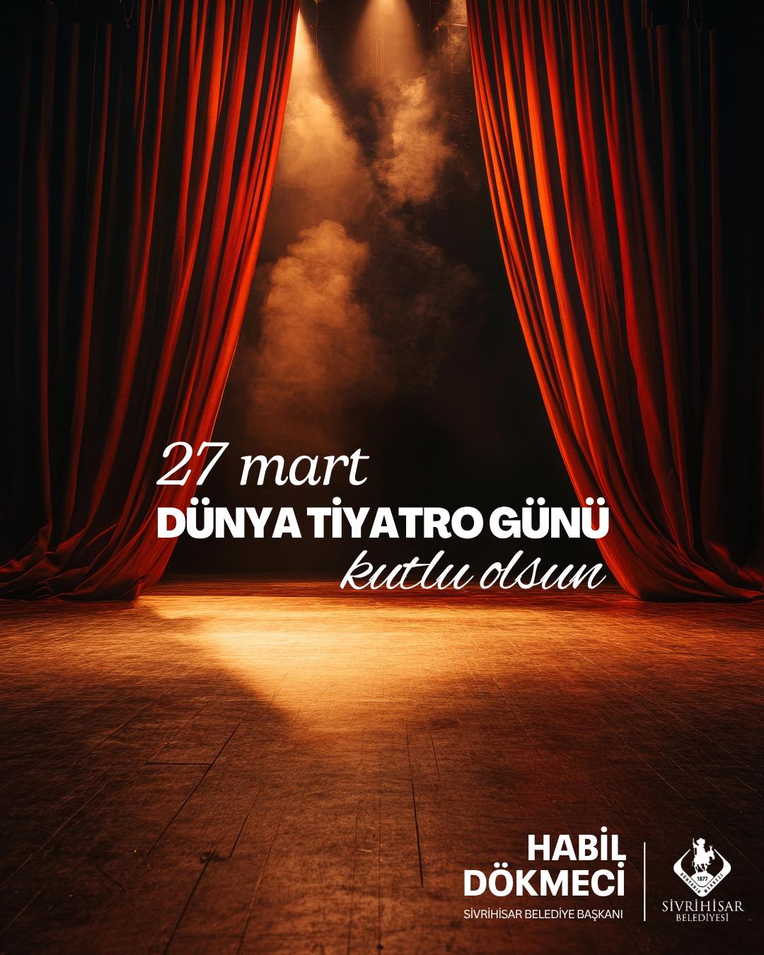 Sanatın ve kültürün en güçlü anlatım yollarından biri olan tiyatronun, toplumsal gelişimimize katkısını her zaman önemsiyoruz. Duyguların sahnede hayat bulduğu, düşüncelerin özgürce ifade edildiği bu özel sanat dalının tüm emekçilerini saygıyla selamlıyor, 27 Mart Dünya Tiyatro Günü’nü kutluyoruz.